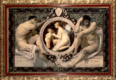 Idylle by Gustav Klimt